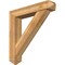Ekena Millwork Traditional Arts and Crafts Rough Sawn Bracket w/ Offset Brace, Western Red Cedar, 8"W x 42"D x 42"H BKT0806X42X42TRA03RWR - alternate 1